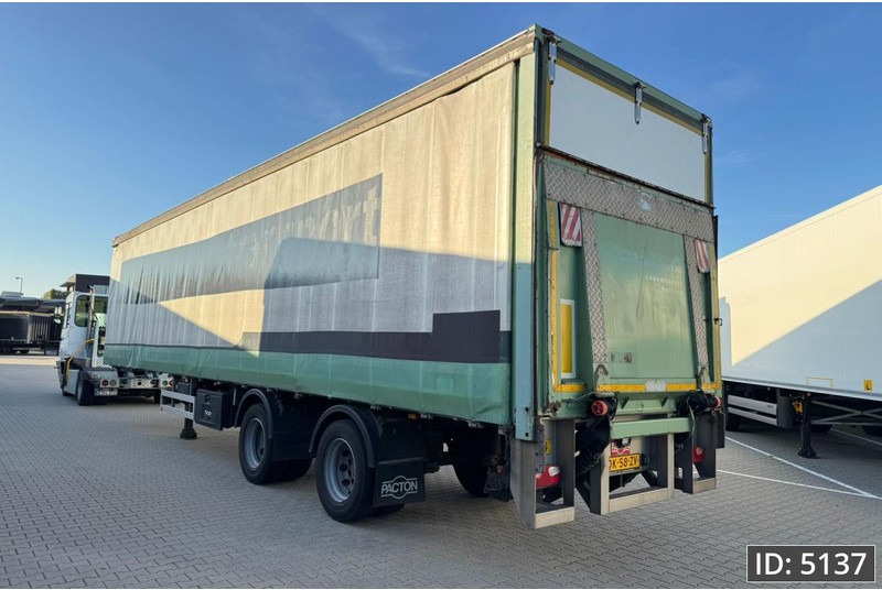 Pacton TBD.2 / DHOLLANDIA 2500kg / Steering axle - Poluprikolica sa ceradom: slika 2 Pacton TBD.2 / DHOLLANDIA 2500kg / Steering axle - Poluprikolica sa ceradom: slika 2