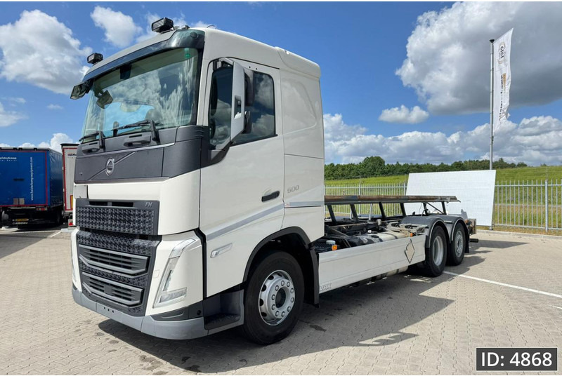 Volvo FH 500 Globetrotter, Euro 6, / 6x2 / Hydraulic body / frame 7.4 m / Tail lift - Kamion za prevoz kontejnera/ Kamion sa promenjivim sandukom: slika 1 Volvo FH 500 Globetrotter, Euro 6, / 6x2 / Hydraulic body / frame 7.4 m / Tail lift - Kamion za prevoz kontejnera/ Kamion sa promenjivim sandukom: slika 1