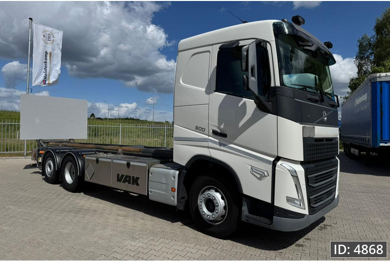 Volvo FH 500 Globetrotter, Euro 6, / 6x2 / Hydraulic body / frame 7.4 m / Tail lift - Kamion za prevoz kontejnera/ Kamion sa promenjivim sandukom: slika 4 Volvo FH 500 Globetrotter, Euro 6, / 6x2 / Hydraulic body / frame 7.4 m / Tail lift - Kamion za prevoz kontejnera/ Kamion sa promenjivim sandukom: slika 4