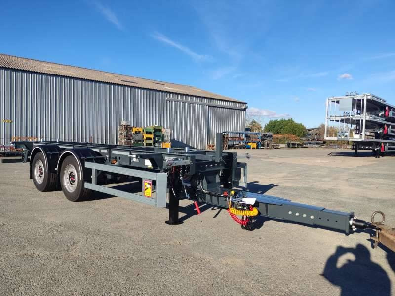 Remorque 2 Essieux 19T PORTE CAISSE MOBILE - Prikolica za prevoz kontejnera/ Prikolica sa promenjivim sandukom: slika 1 Remorque 2 Essieux 19T PORTE CAISSE MOBILE - Prikolica za prevoz kontejnera/ Prikolica sa promenjivim sandukom: slika 1