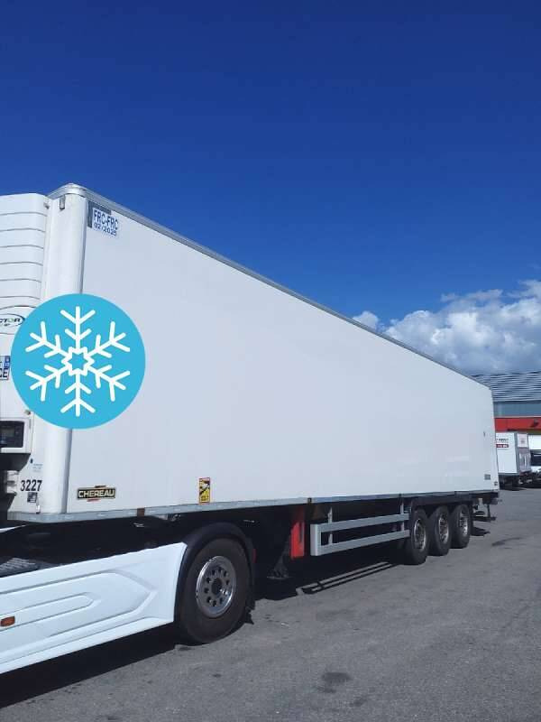 Semi-remorque 3 Essieux FRIGO 38 TONNES HAYON CAISSE CHEREAU GROUPE CARRIER VECTOR 1950 MT - Poluprikolica hladnjače: slika 1 Semi-remorque 3 Essieux FRIGO 38 TONNES HAYON CAISSE CHEREAU GROUPE CARRIER VECTOR 1950 MT - Poluprikolica hladnjače: slika 1