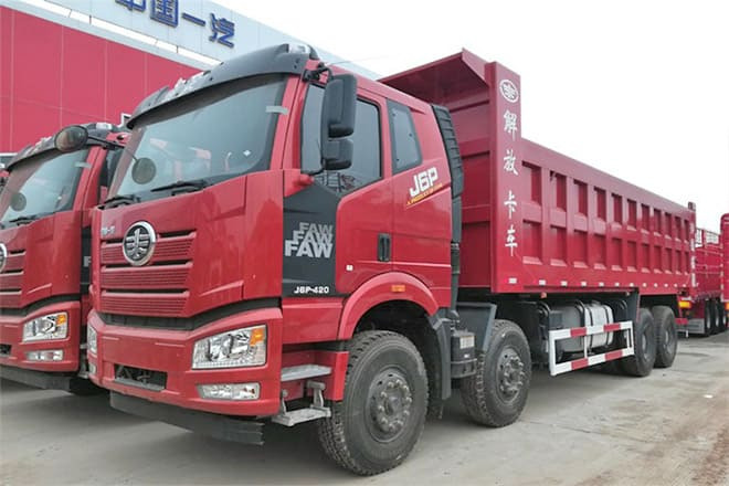 FAW FAW J6P 420HP Dump Truck for Sale in Tanzania - Istovarivač: slika 1 FAW FAW J6P 420HP Dump Truck for Sale in Tanzania - Istovarivač: slika 1