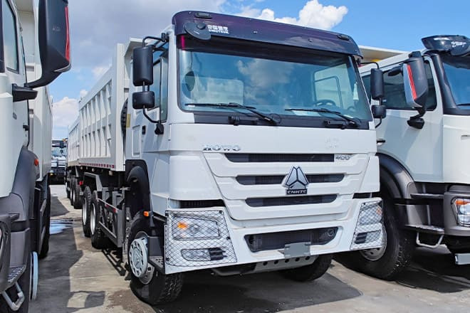 SINOTRUK Howo 400 New Tipper Trucks for Sale in Ethiopia - Istovarivač: slika 1 SINOTRUK Howo 400 New Tipper Trucks for Sale in Ethiopia - Istovarivač: slika 1