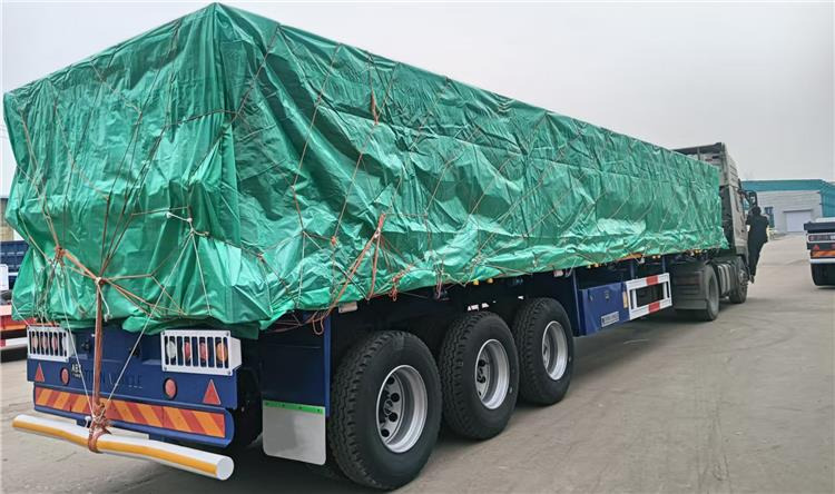 TITAN 3 Axle Flatbed Trailer will be ship to Zambia - Plato poluprikolica: slika 1 TITAN 3 Axle Flatbed Trailer will be ship to Zambia - Plato poluprikolica: slika 1