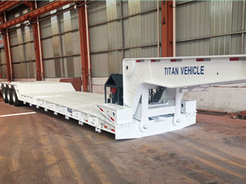 TITAN 3 Axle Lowboy Trailer for Sale in Ghana - Niska poluprikolica za prevoz: slika 1 TITAN 3 Axle Lowboy Trailer for Sale in Ghana - Niska poluprikolica za prevoz: slika 1