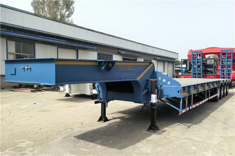 TITAN 4 Axle Extendable Low Bed Trailer for Sale In Nigeria - Niska poluprikolica za prevoz: slika 3 TITAN 4 Axle Extendable Low Bed Trailer for Sale In Nigeria - Niska poluprikolica za prevoz: slika 3