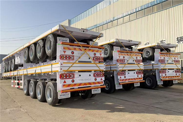 TITAN 4 Axle Flatbed Trailer for Sale In Saudi Arabia - Plato poluprikolica: slika 1 TITAN 4 Axle Flatbed Trailer for Sale In Saudi Arabia - Plato poluprikolica: slika 1
