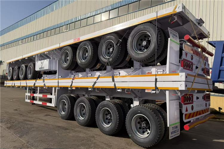 TITAN 4 Axle Flatbed Trailer for Sale In Saudi Arabia - Plato poluprikolica: slika 2 TITAN 4 Axle Flatbed Trailer for Sale In Saudi Arabia - Plato poluprikolica: slika 2