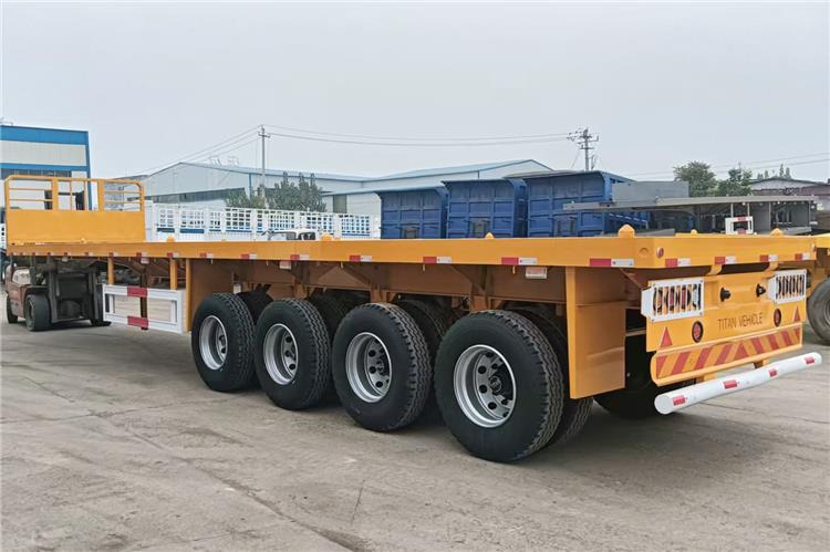 TITAN 4 Axle Flatbed Trailer for Sale Price In Senegal - Plato poluprikolica: slika 2 TITAN 4 Axle Flatbed Trailer for Sale Price In Senegal - Plato poluprikolica: slika 2