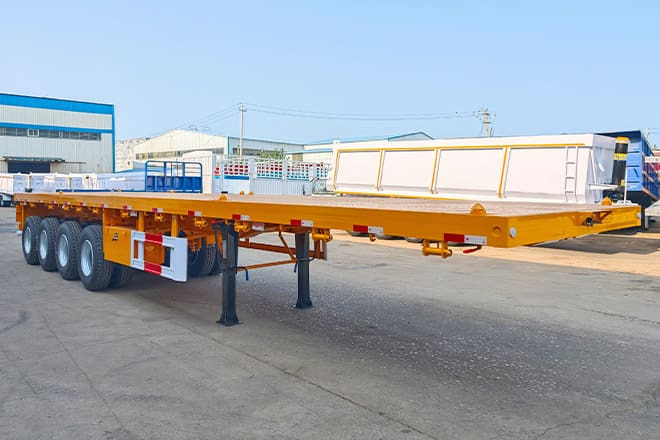 TITAN 4 Axle Heavy Duty Flatbed Trailer for Sale in Mali - Plato poluprikolica: slika 1 TITAN 4 Axle Heavy Duty Flatbed Trailer for Sale in Mali - Plato poluprikolica: slika 1
