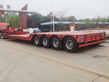 TITAN 4 Axle Heavy Duty Lowboy Trailer for Sale in Tanzania - Niska poluprikolica za prevoz: slika 2 TITAN 4 Axle Heavy Duty Lowboy Trailer for Sale in Tanzania - Niska poluprikolica za prevoz: slika 2