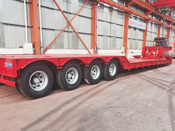 TITAN 4 Axle Heavy Duty Lowboy Trailer for Sale in Tanzania - Niska poluprikolica za prevoz: slika 3 TITAN 4 Axle Heavy Duty Lowboy Trailer for Sale in Tanzania - Niska poluprikolica za prevoz: slika 3