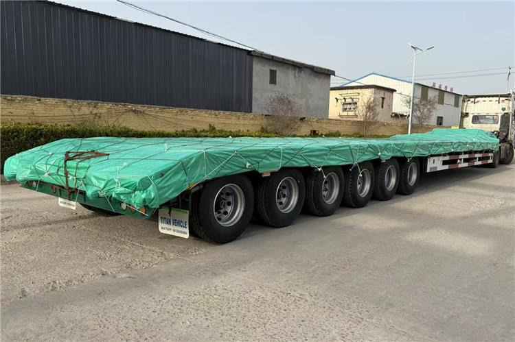 TITAN 6 Axle 80 Ton Low Loader Semi Trailer for Sale In Zambia - Niska poluprikolica za prevoz: slika 2 TITAN 6 Axle 80 Ton Low Loader Semi Trailer for Sale In Zambia - Niska poluprikolica za prevoz: slika 2