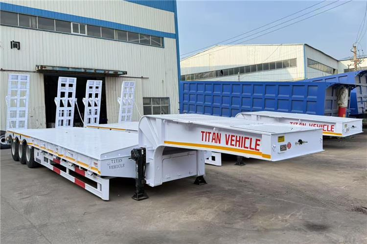 TITAN 60 Ton Low Bed Trailer for Sale In Tananiza - Niska poluprikolica za prevoz: slika 3 TITAN 60 Ton Low Bed Trailer for Sale In Tananiza - Niska poluprikolica za prevoz: slika 3