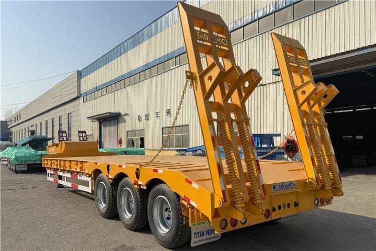 TITAN 80 Ton Low Loader Trailer for Sale Price In Guyana - Niska poluprikolica za prevoz: slika 5 TITAN 80 Ton Low Loader Trailer for Sale Price In Guyana - Niska poluprikolica za prevoz: slika 5