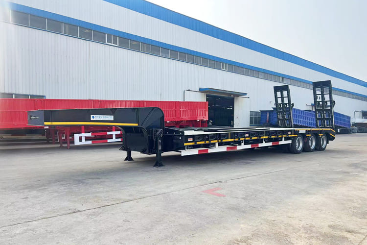 TITAN Low Bed Semi Trailer for Sale in Saudi Arabia - Niska poluprikolica za prevoz: slika 4 TITAN Low Bed Semi Trailer for Sale in Saudi Arabia - Niska poluprikolica za prevoz: slika 4