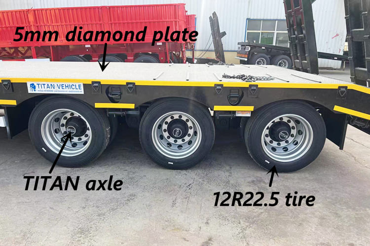 TITAN Low Bed Semi Trailer for Sale in Saudi Arabia - Niska poluprikolica za prevoz: slika 5 TITAN Low Bed Semi Trailer for Sale in Saudi Arabia - Niska poluprikolica za prevoz: slika 5