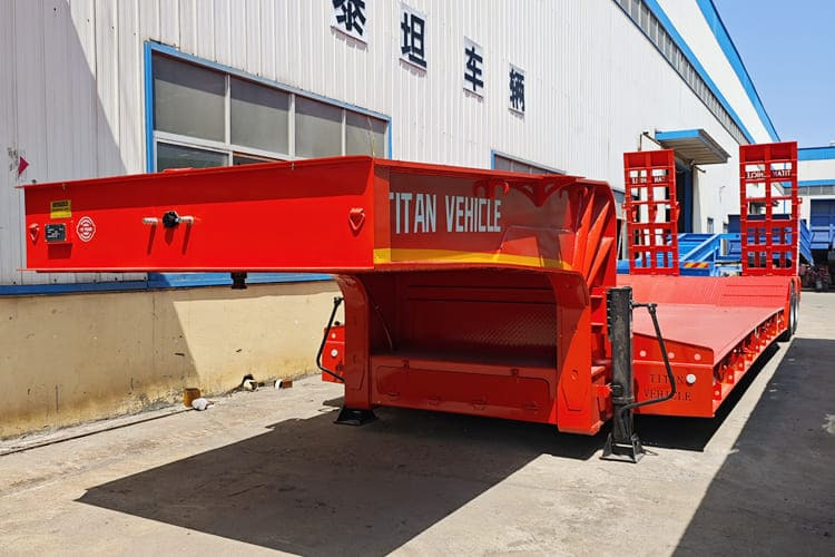 TITAN Lowbed Trailer for Sale in Saudi Arabia - Niska poluprikolica za prevoz: slika 2 TITAN Lowbed Trailer for Sale in Saudi Arabia - Niska poluprikolica za prevoz: slika 2