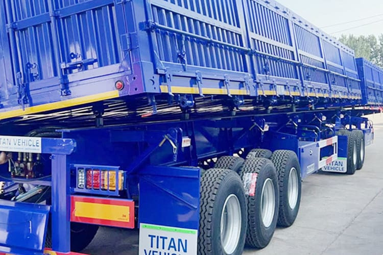 Poluprikolica istovarivača za prevoz glomaznih materijala novi TITAN Superlink Side Tipper Trailer for Sale in Tanzania: slika 6