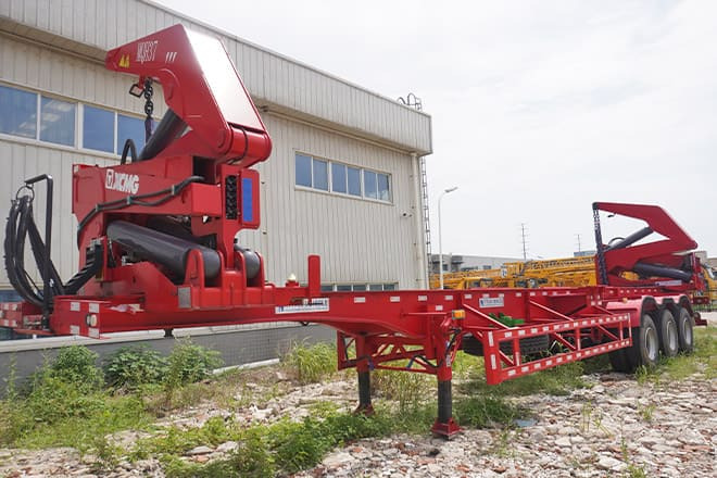 XCMG 20Ft 40Ft Container Side Loader for Sale in Guyana - Poluprikolica za prevoz kontejnera/ Poluprikolica sa promenjivim sandukom: slika 5 XCMG 20Ft 40Ft Container Side Loader for Sale in Guyana - Poluprikolica za prevoz kontejnera/ Poluprikolica sa promenjivim sandukom: slika 5