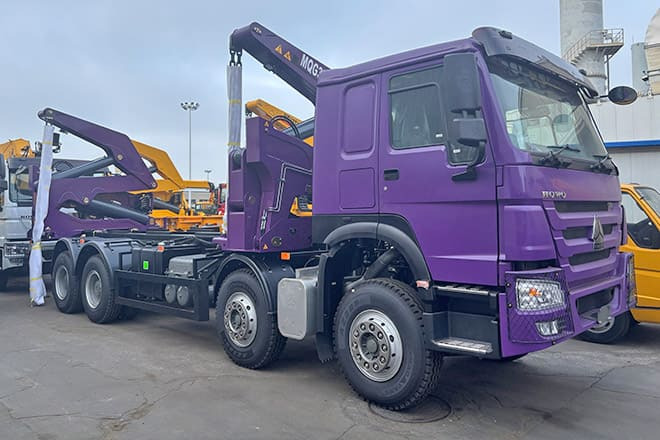 XCMG 37 Ton Container Side Lifter Truck for Sale in Kiribati - Kamion za prevoz kontejnera/ Kamion sa promenjivim sandukom: slika 5 XCMG 37 Ton Container Side Lifter Truck for Sale in Kiribati - Kamion za prevoz kontejnera/ Kamion sa promenjivim sandukom: slika 5