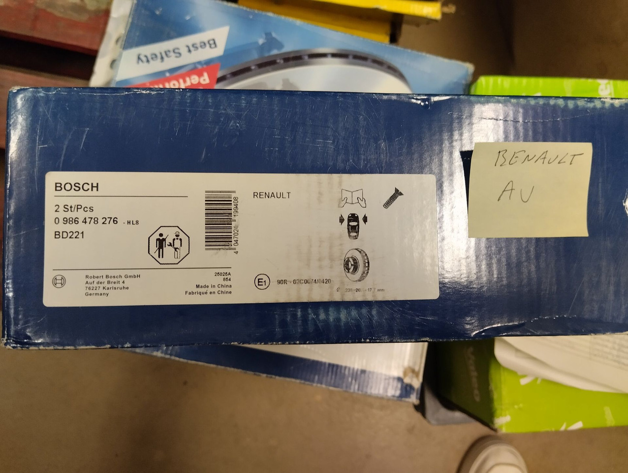 Lot de DISQUES FREIN AVANT - Kočioni diskovi: slika 1 Lot de DISQUES FREIN AVANT - Kočioni diskovi: slika 1