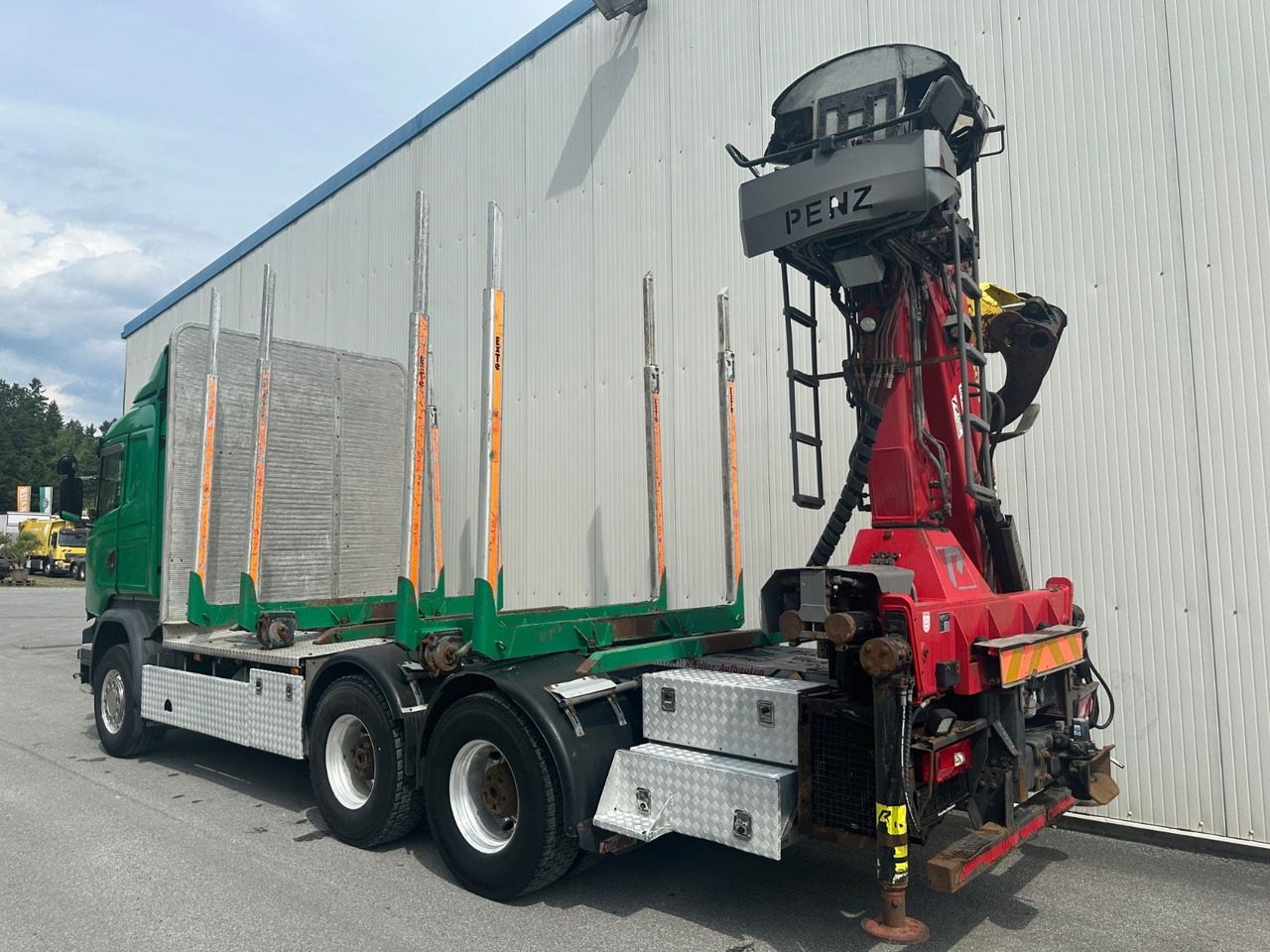 Scania R 580 V8 Penz Kran 2x Telespok - Šticar, Kamion sa dizalicom: slika 4 Scania R 580 V8 Penz Kran 2x Telespok - Šticar, Kamion sa dizalicom: slika 4
