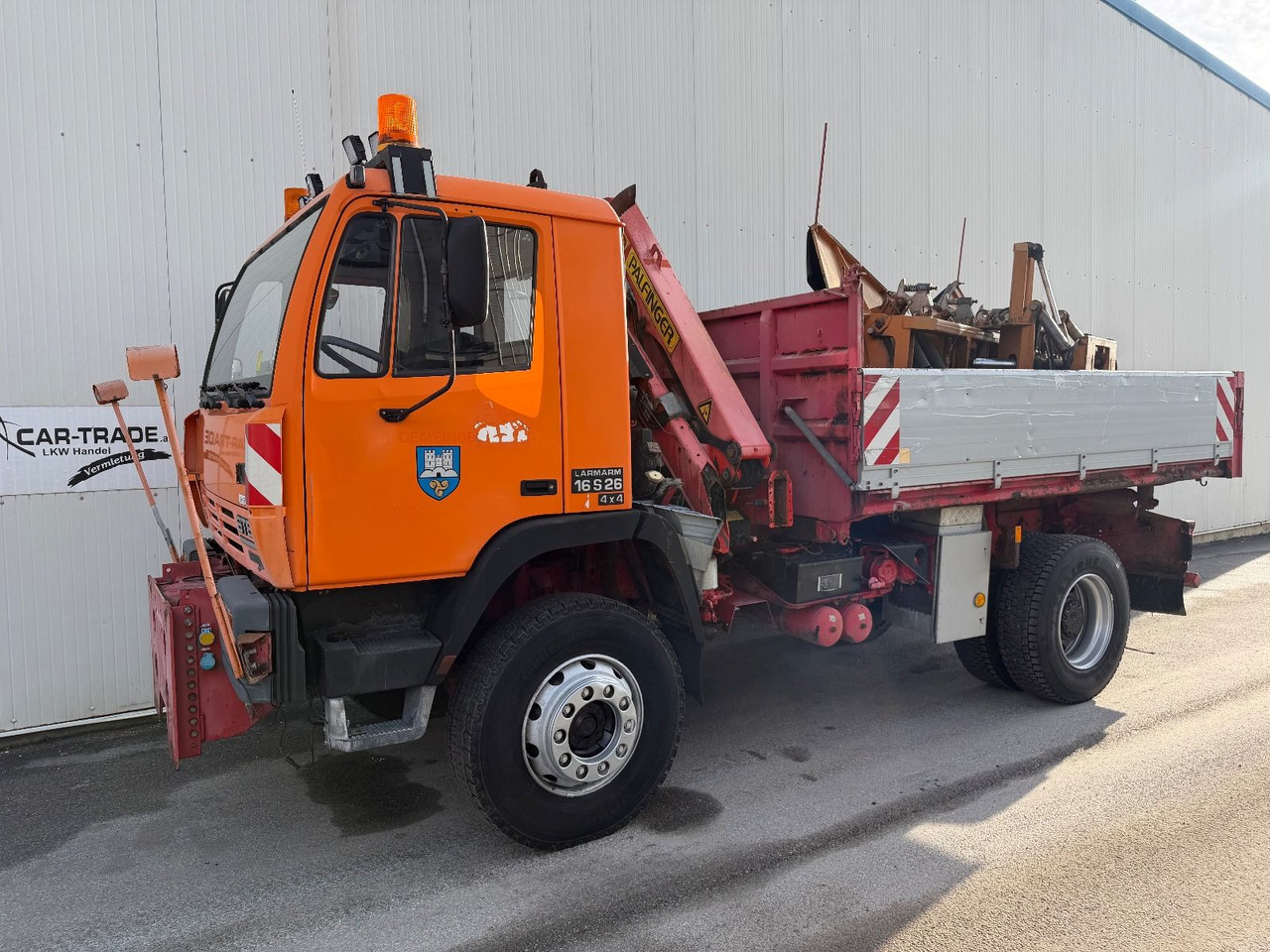 Steyr 16S26 4x4 Kipper/Kran/Schneeschild - Istovarivač, Kamion sa dizalicom: slika 1 Steyr 16S26 4x4 Kipper/Kran/Schneeschild - Istovarivač, Kamion sa dizalicom: slika 1