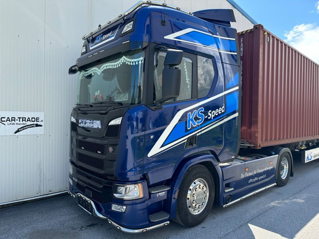 Scania 500R Vollluft Alu Leder LED Hyd. Scania 500R Vollluft Alu Leder LED Hyd. - Tegljač: slika 1 Scania 500R Vollluft Alu Leder LED Hyd. Scania 500R Vollluft Alu Leder LED Hyd. - Tegljač: slika 1
