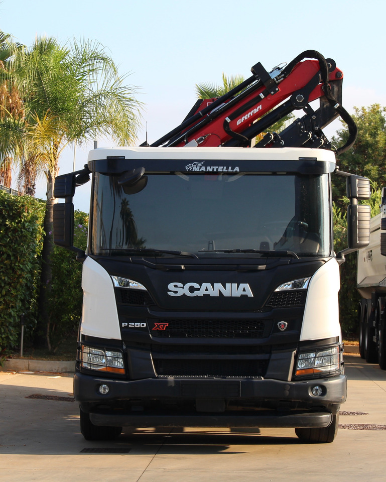 SCANIA P280 - Cassone Ribaltabile con gru retrocabina marca Ferrari mod. F7183C - Kamion sa dizalicom: slika 1 SCANIA P280 - Cassone Ribaltabile con gru retrocabina marca Ferrari mod. F7183C - Kamion sa dizalicom: slika 1