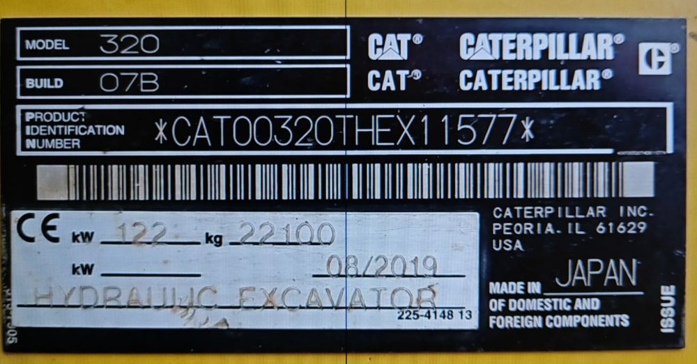 Caterpillar cat 320 - Bager guseničar: slika 5 Caterpillar cat 320 - Bager guseničar: slika 5