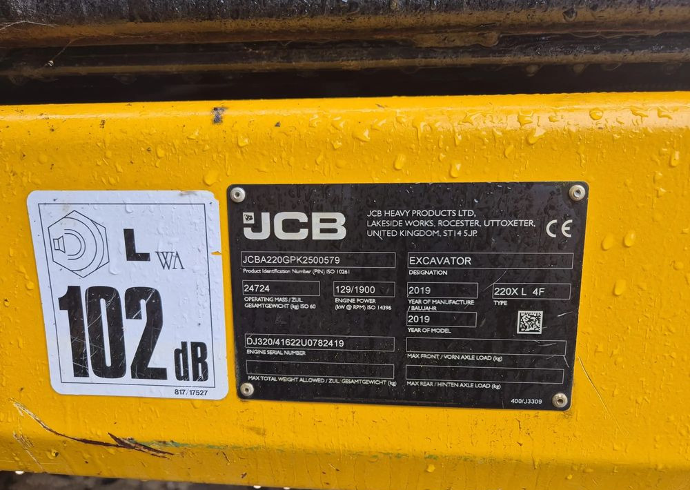 JCB 220XLC - Bager guseničar: slika 2 JCB 220XLC - Bager guseničar: slika 2