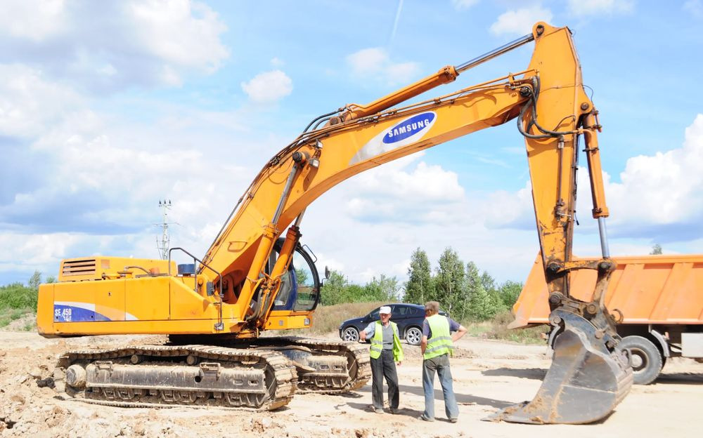 Zwolnica koparki Samsung SE 450 LC - Bager guseničar: slika 3 Zwolnica koparki Samsung SE 450 LC - Bager guseničar: slika 3