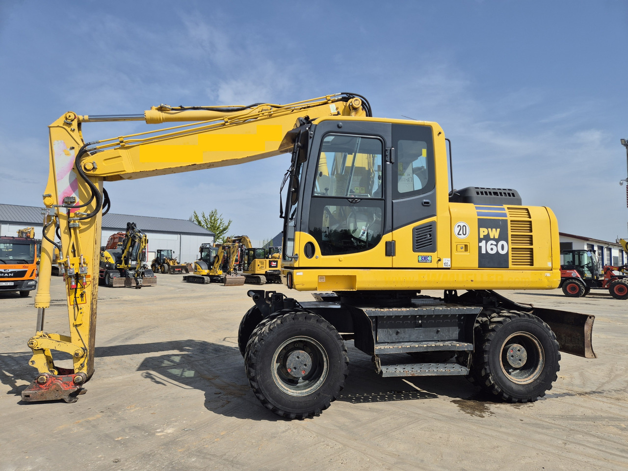 KOMATSU PW 160 - 8 - Bager točkaš: slika 1 KOMATSU PW 160 - 8 - Bager točkaš: slika 1