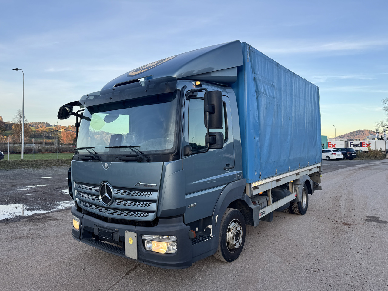 MERCEDES-BENZ Atego 818 - Kamion sa ceradom: slika 1 MERCEDES-BENZ Atego 818 - Kamion sa ceradom: slika 1