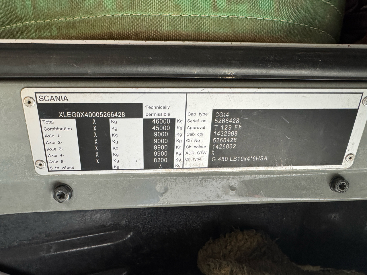 SCANIA G480 10x4 Fassi F950 *72‘000 KM* SCANIA G480 10x4 Fassi F950 *72‘000 KM*: slika 12