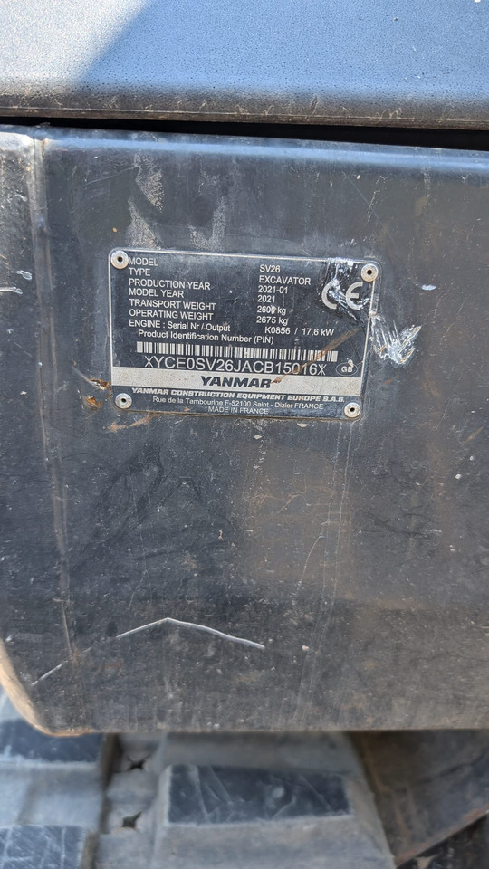 YANMAR SV26 - Mini bager: slika 5 YANMAR SV26 - Mini bager: slika 5