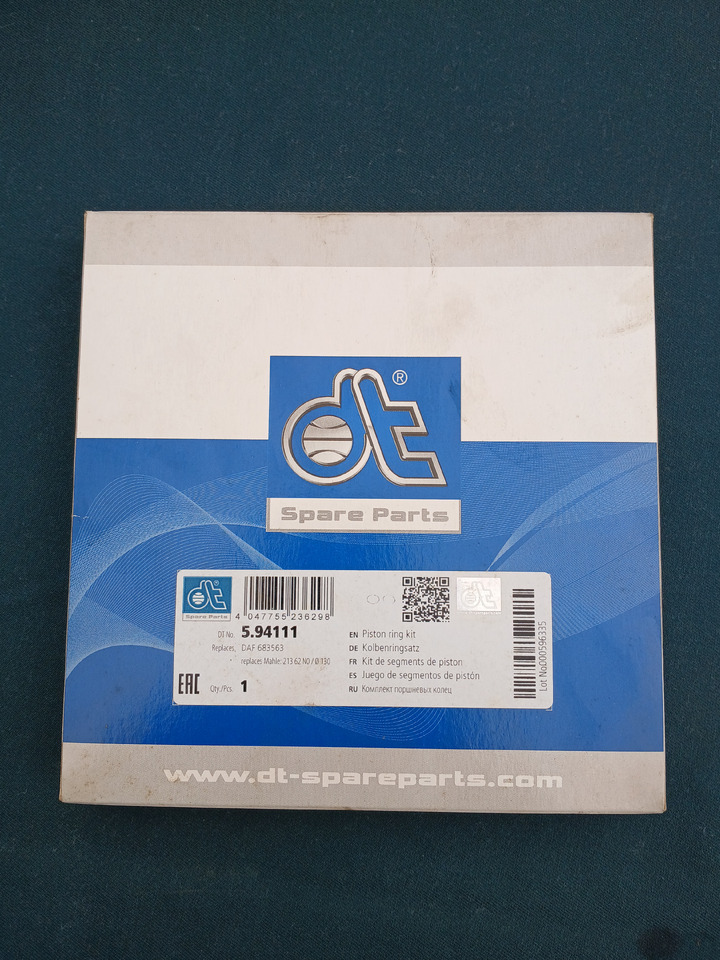 DT Piston rings 594111 for Daf - Klipovi/ Prstenovi/ Izolatori: slika 1 DT Piston rings 594111 for Daf - Klipovi/ Prstenovi/ Izolatori: slika 1