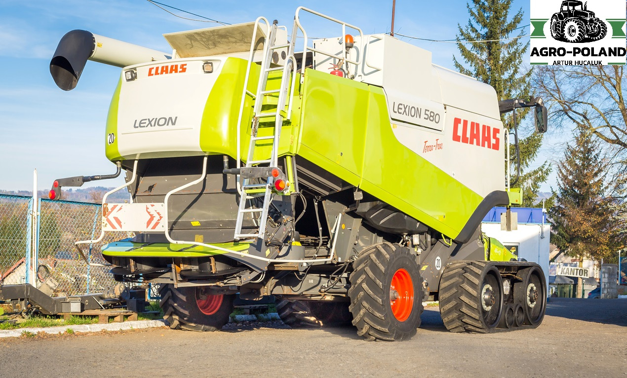 CLAAS LEXION 580 TT - 3326 h - 2008 ROK - QUANTIMETER + VARIO 750 - LASER PILOT - Kombinovani kombajn: slika 3 CLAAS LEXION 580 TT - 3326 h - 2008 ROK - QUANTIMETER + VARIO 750 - LASER PILOT - Kombinovani kombajn: slika 3