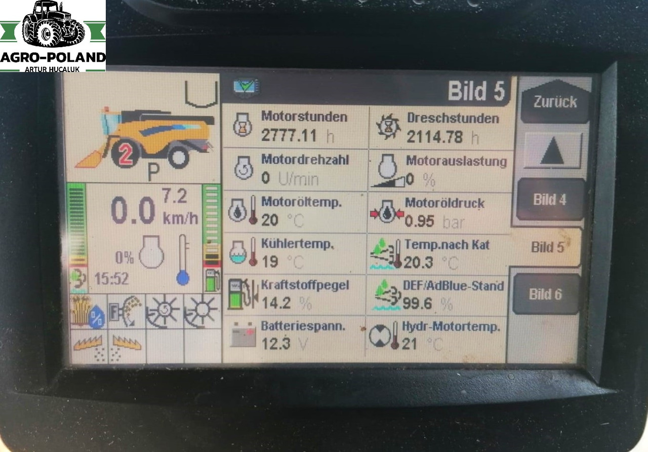 NEW HOLLAND CX 6080 - 2114/2777 h - 2014 ROK + VARIFEED 6,09 M - Kombinovani kombajn: slika 5 NEW HOLLAND CX 6080 - 2114/2777 h - 2014 ROK + VARIFEED 6,09 M - Kombinovani kombajn: slika 5