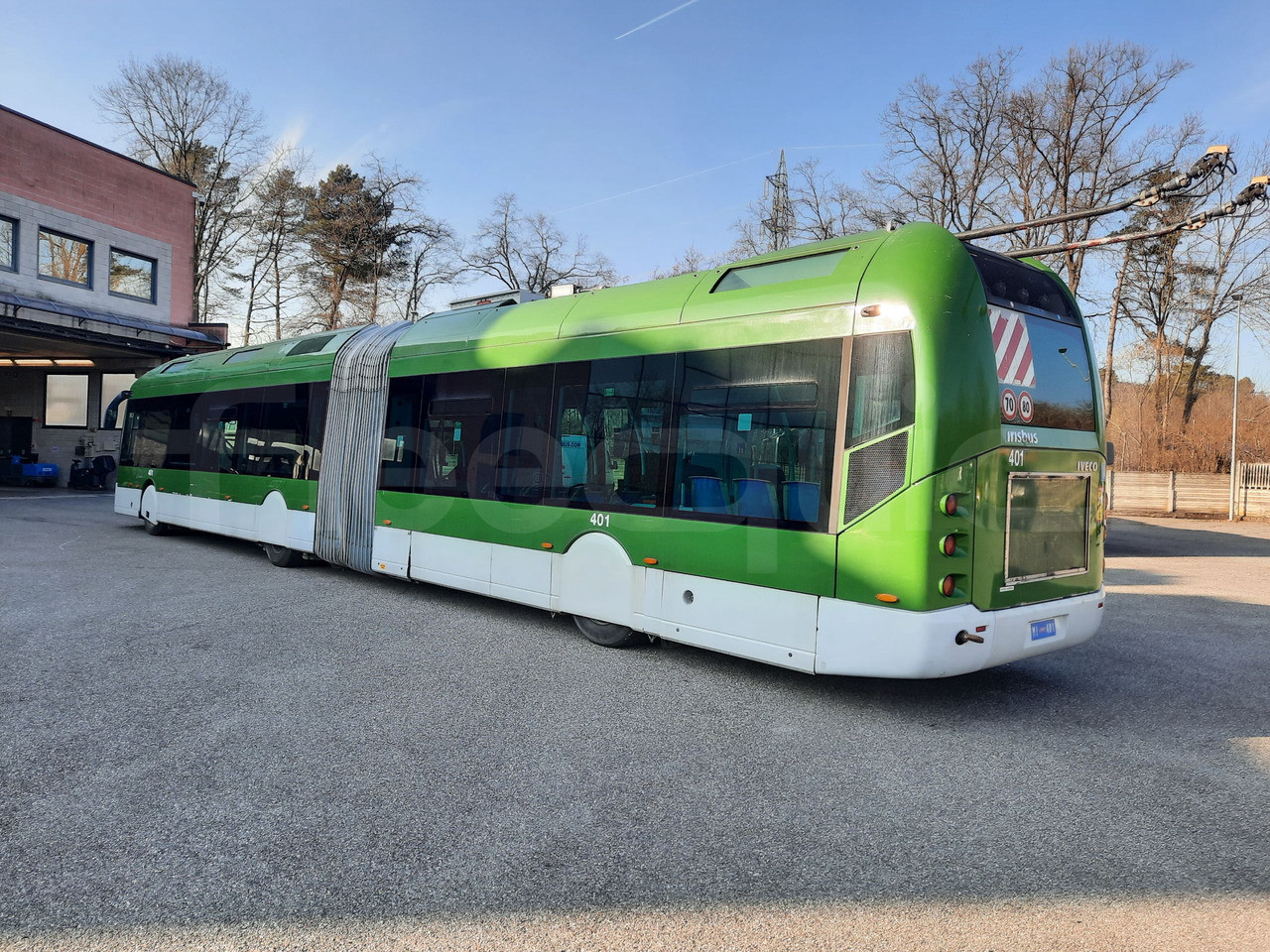 Zglobni autobus, Električni autobus N. 6 Irisbus Cristalis ETB 18: slika 7