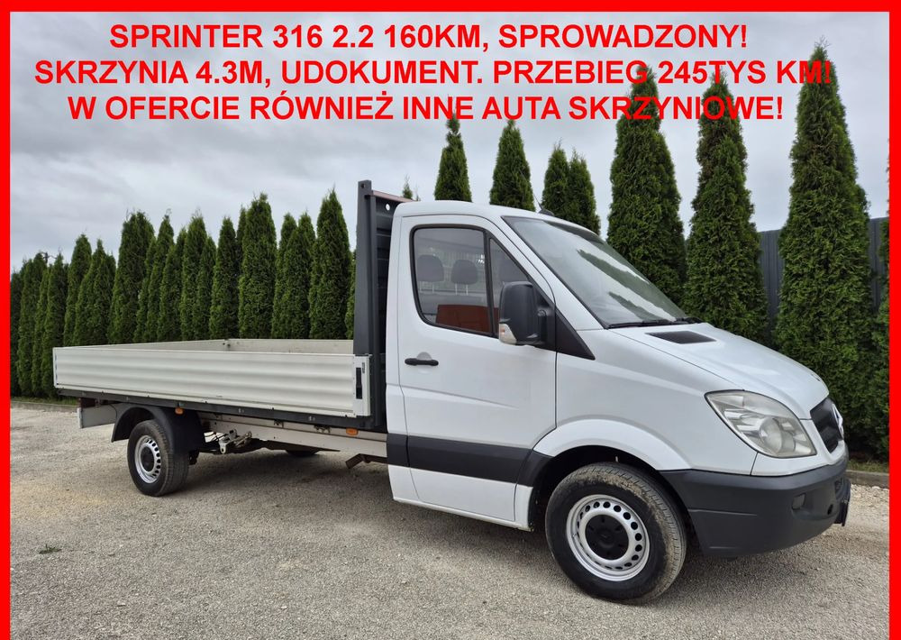 Mercedes-Benz 316CDI 2.2 160KM - Dostavno vozilo sa otvorenom sandukom: slika 1 Mercedes-Benz 316CDI 2.2 160KM - Dostavno vozilo sa otvorenom sandukom: slika 1