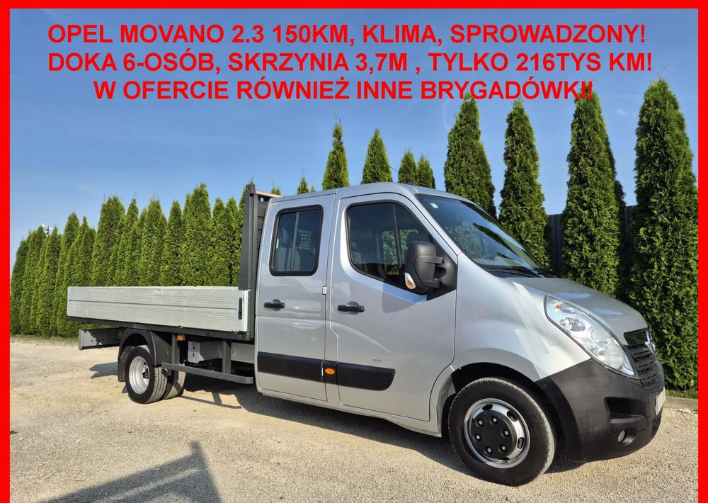 Opel Movano 2.3 150KM Dubel Kabina - Dostavno vozilo sa duplom kabinom: slika 1 Opel Movano 2.3 150KM Dubel Kabina - Dostavno vozilo sa duplom kabinom: slika 1