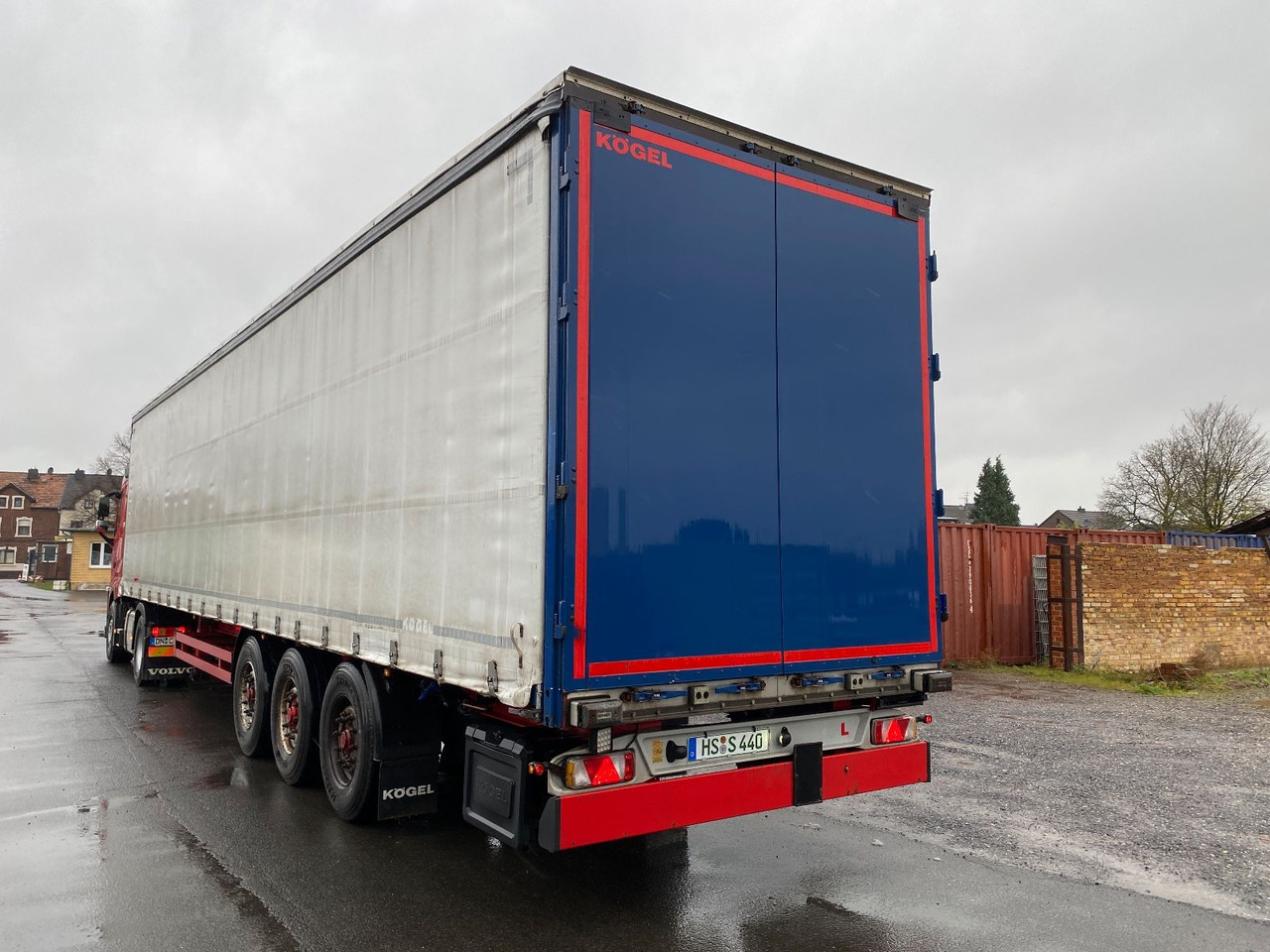 Kögel 3-achs Curtainsider / Edscha/Lenkachse/RSAB - Poluprikolica sa ceradom: slika 2 Kögel 3-achs Curtainsider / Edscha/Lenkachse/RSAB - Poluprikolica sa ceradom: slika 2