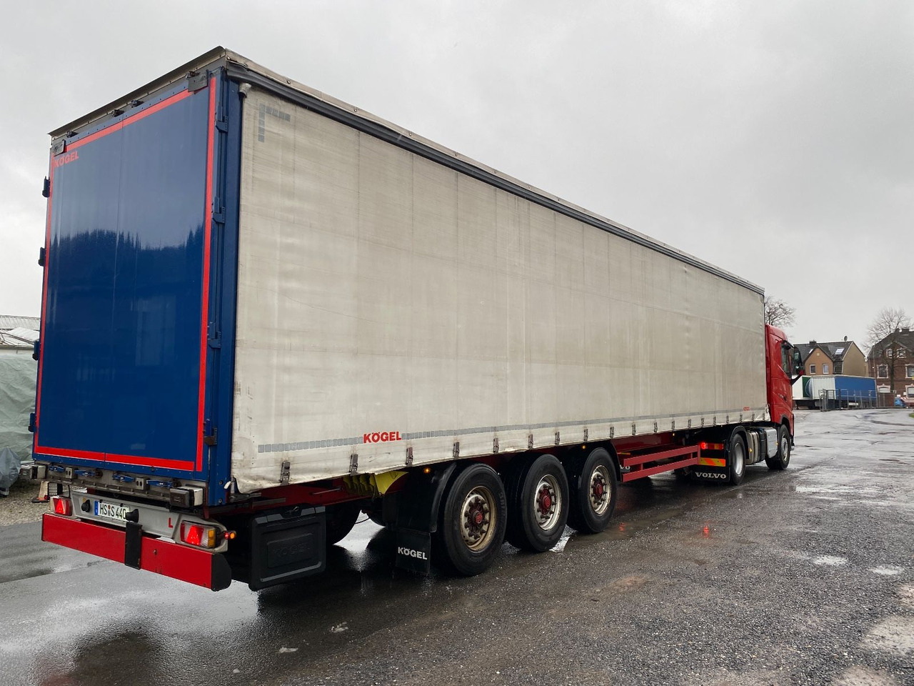 Kögel 3-achs Curtainsider / Edscha/Lenkachse/RSAB - Poluprikolica sa ceradom: slika 3 Kögel 3-achs Curtainsider / Edscha/Lenkachse/RSAB - Poluprikolica sa ceradom: slika 3