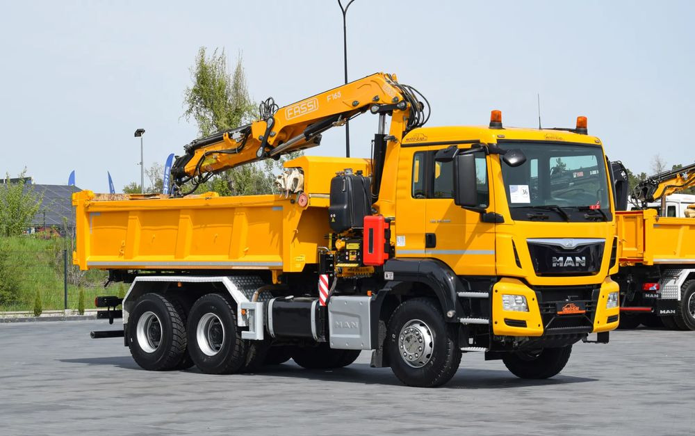 MAN TGS 26.400 / 6x4 / EURO 6 / UDT / HDS FASSI 165 / WYSUW x3 / ROTATOR / CHWYTAK / STEROWANIE RADIOWE / WZMOCNIONA RAMA / WYWROTKA / HYDROBURTA / AUTOMAT / 2017 / NOWE OPONY - 100% / NISKI PRZEBIEG - Istovarivač, Kamion sa dizalicom: slika 3 MAN TGS 26.400 / 6x4 / EURO 6 / UDT / HDS FASSI 165 / WYSUW x3 / ROTATOR / CHWYTAK / STEROWANIE RADIOWE / WZMOCNIONA RAMA / WYWROTKA / HYDROBURTA / AUTOMAT / 2017 / NOWE OPONY - 100% / NISKI PRZEBIEG - Istovarivač, Kamion sa dizalicom: slika 3