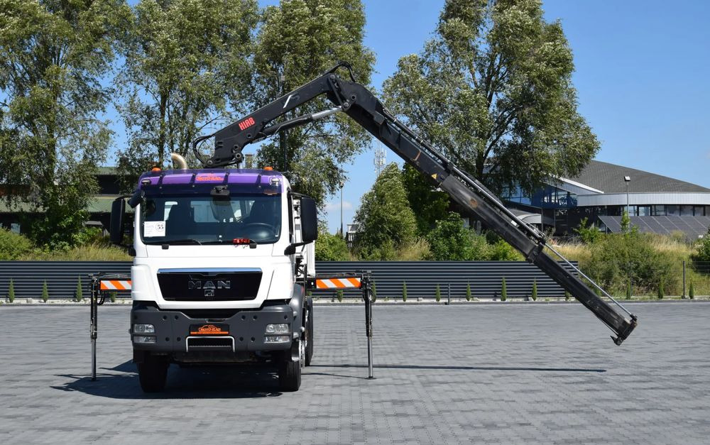 MAN TGS 33.360 / 6x4 / HDS HIAB 122 E-2 HIDUO / STEROWANIE RADIOWE / WYWROTKA / HYDROBURTA / AUTOMAT / KLIMA / TEMPOMAT / KAMERA COFANIA / SPROWADZONY - Istovarivač, Kamion sa dizalicom: slika 2 MAN TGS 33.360 / 6x4 / HDS HIAB 122 E-2 HIDUO / STEROWANIE RADIOWE / WYWROTKA / HYDROBURTA / AUTOMAT / KLIMA / TEMPOMAT / KAMERA COFANIA / SPROWADZONY - Istovarivač, Kamion sa dizalicom: slika 2