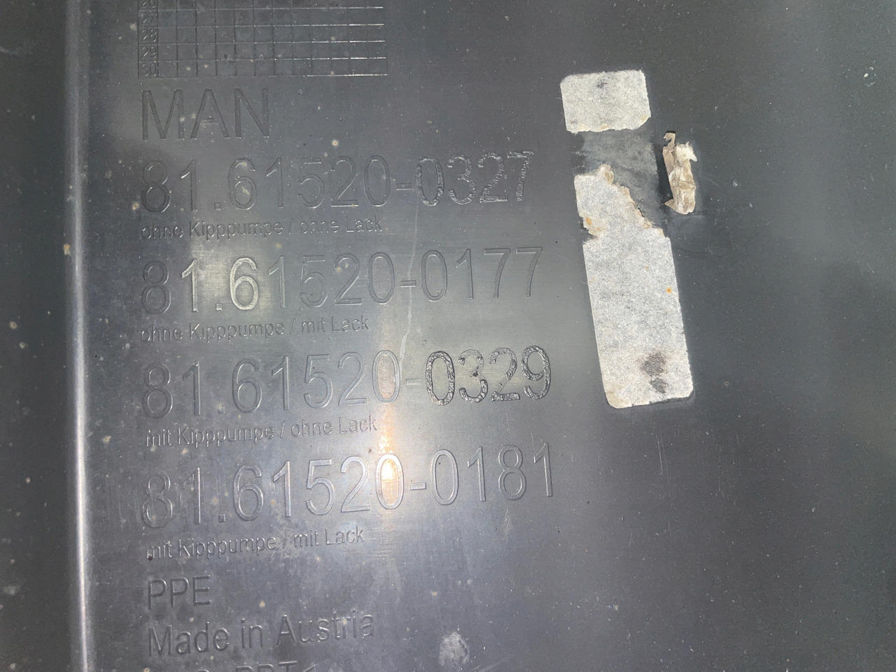 DOLNY STOPIEŃ STOPNICA MAN TGL TGM TGL-3 81615200327 - Prag za Kamion: slika 4 DOLNY STOPIEŃ STOPNICA MAN TGL TGM TGL-3 81615200327 - Prag za Kamion: slika 4