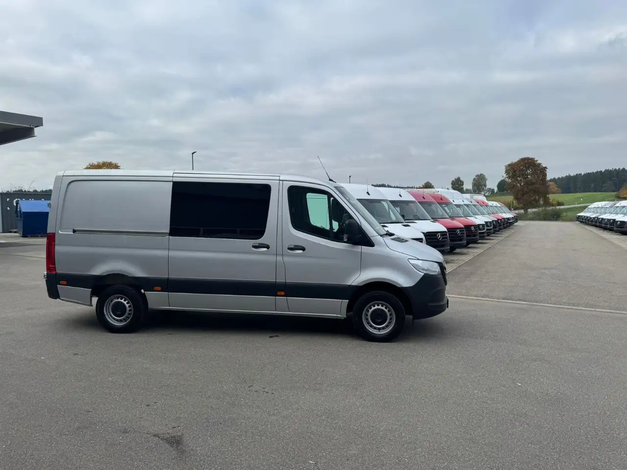 Furgon Mercedes-Benz Sprinter 317 CDI Flach Lang Silber Klima MBUX: slika 10