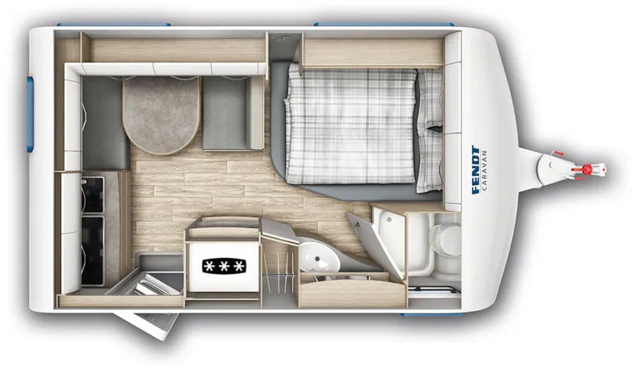 Fendt Bianco Activ 390 FHS Dusche, 1.700 KG-Fahrwerk - Kamp prikolica: slika 2 Fendt Bianco Activ 390 FHS Dusche, 1.700 KG-Fahrwerk - Kamp prikolica: slika 2